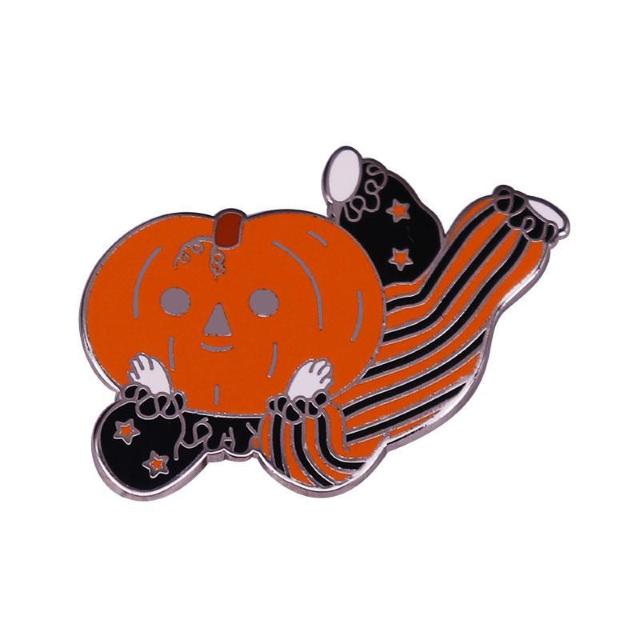新品 ハロウィン かぼちゃパンプキン ピンブローチ < 女性アクセサリー/時計  新品 ハロウィン かぼちゃパンプキン ピンブローチ  < 女性アクセサリー/時計の