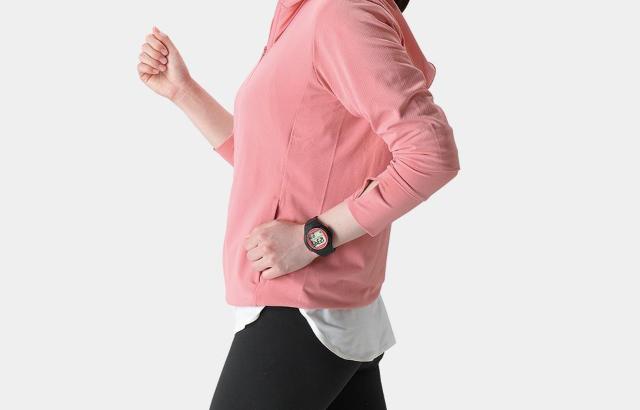 電波時計内蔵万歩計 ウォッチ万歩計 DEMPAMANPO TM-510(B/R) ブラック×レッド 腕時計型歩数計 < ヘルス/ビューティー  電波時計内蔵万歩計 ウォッチ万歩計 DEMPAMANPO TM-510(B/R) ブラック×レッド 腕時計型歩数計 < ヘルス/ビューティーの