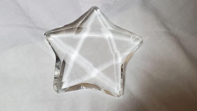 正規 新古 限定 ローゼンタール スタークリスタルペーパーウェイト ステラオーナメント 五芒星 リフレクションクリア L オブジェ < インテリア/ライフ 正規 新古 限定 ローゼンタール スタークリスタルペーパーウェイト ステラオーナメント 五芒星 リフレクションクリア L オブジェ < インテリア/ライフの