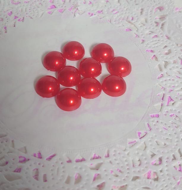 ★ハンドメイド素材★10mm半パール レッド(10個) < 香水/コスメ/ネイル ★ハンドメイド素材★10mm半パール レッド(10個) < 香水/コスメ/ネイルの