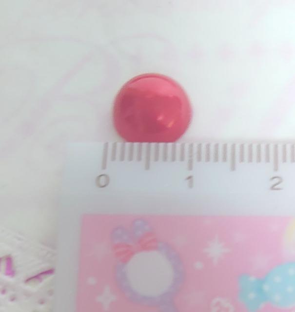 ★ハンドメイド素材★10mm半パール レッド(10個) < 香水/コスメ/ネイル ★ハンドメイド素材★10mm半パール レッド(10個) < 香水/コスメ/ネイルの