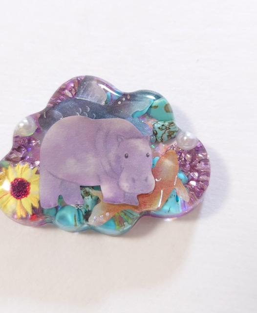 カバちゃん天然石レジンアクセサリー☆  #カバ  #カバアクセサリー  #カバヘアゴム  #カバブローチ  #カバグッズ   < 女性ファッション  カバちゃん天然石レジンアクセサリー☆  #カバ  #カバアクセサリー  #カバヘアゴム  #カバブローチ  #カバグッズ   < 女性ファッションの