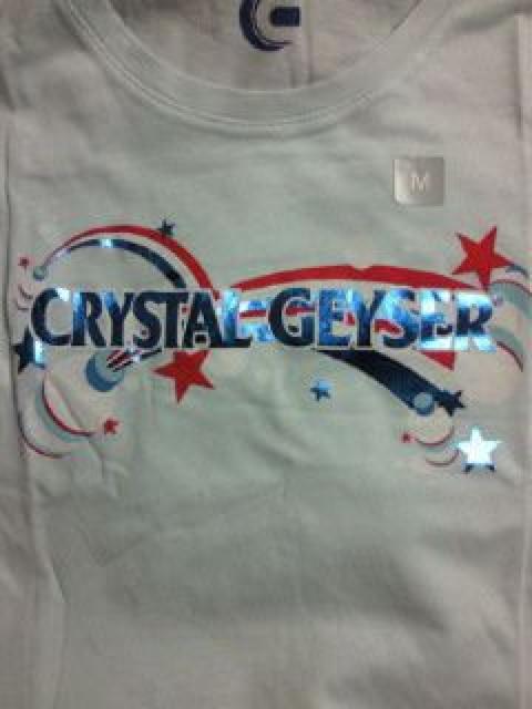 ミネラルウォーター CRYSTAL GEYSER クリスタルカイザー ユニクロ コラボ Tシャツ M ブルー 水 < 女性ファッション  ミネラルウォーター CRYSTAL GEYSER クリスタルカイザー ユニクロ コラボ Tシャツ M ブルー 水  < 女性ファッションの