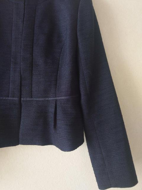 NATURAL BEAUTY BASIC ツイードジャケット S ネイビー < ブランド  NATURAL BEAUTY BASIC ツイードジャケット S ネイビー < ブランドの
