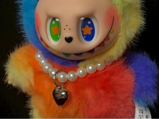 【激レア】POPMART Labubu ラブブ ザ・モンスターズ ぬいぐるみ レインボー パールネックレス付 即決可能 即日発 < おもちゃ 【激レア】POPMART Labubu ラブブ ザ・モンスターズ ぬいぐるみ レインボー パールネックレス付 即決可能 即日発 < おもちゃの
