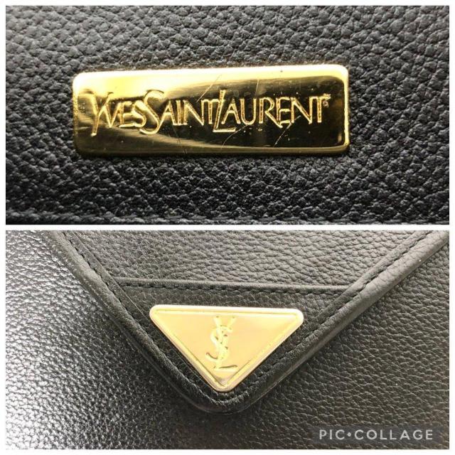 【美品】YSL サンローラン ショルダーバッグ クロスボディ カサンドラ 三角プレート トライアングルプレート ブラック レザー < ブランド 【美品】YSL サンローラン ショルダーバッグ クロスボディ カサンドラ 三角プレート トライアングルプレート ブラック レザー < ブランドの