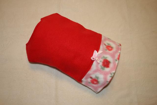 花柄スカートフリースワンピ胴40cm(アカ) < ペット/手芸/園芸  花柄スカートフリースワンピ胴40cm(アカ)  < ペット/手芸/園芸の