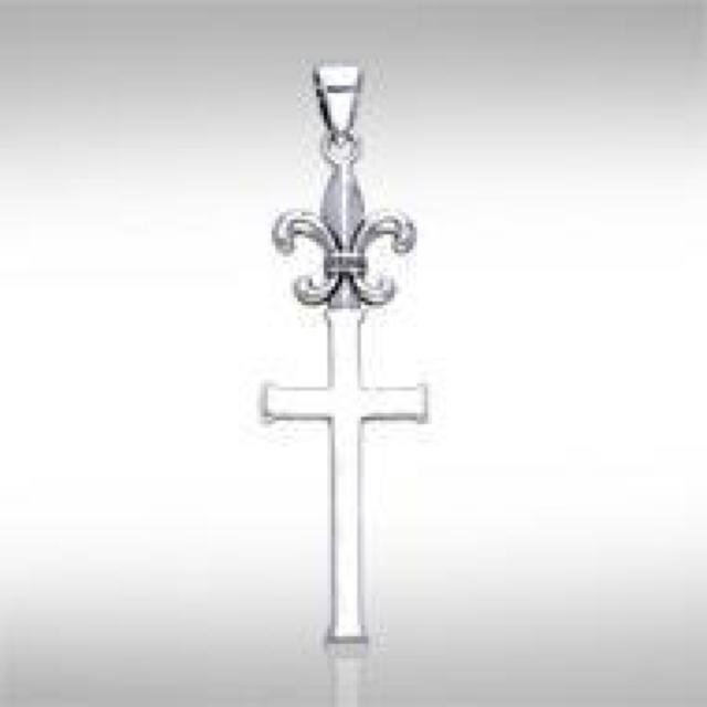 PS Fleur De Lis with Cross Silverフルールドリス < 女性アクセサリー/時計  PS Fleur De Lis with Cross Silverフルールドリス  < 女性アクセサリー/時計の