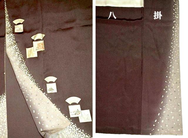 【最高峰】新品同様 京友禅作家【松尾光琳】暈し染め 金銀彩 和歌集 色留袖 身丈161cm 裄68.5cm T3399 < 女性ファッション  【最高峰】新品同様 京友禅作家【松尾光琳】暈し染め 金銀彩 和歌集 色留袖 身丈161cm 裄68.5cm T3399 < 女性ファッションの