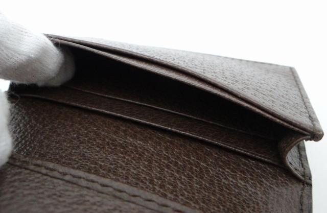 GUCCI グッチ 734940 オフィディア GGスプリーム カードケース 二つ折り ブラウン×シェリー<USED>【送料無料】 < ブランド GUCCI グッチ 734940 オフィディア GGスプリーム カードケース 二つ折り ブラウン×シェリー<USED>【送料無料】 < ブランドの