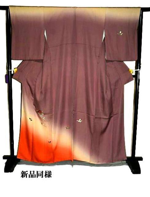 【最高級】新品同様 グラデーション 椿の総シシュウ 付下げ 身丈160cm 裄丈64cm Y3485 < 女性ファッション  【最高級】新品同様 グラデーション 椿の総シシュウ 付下げ 身丈160cm 裄丈64cm Y3485 < 女性ファッションの