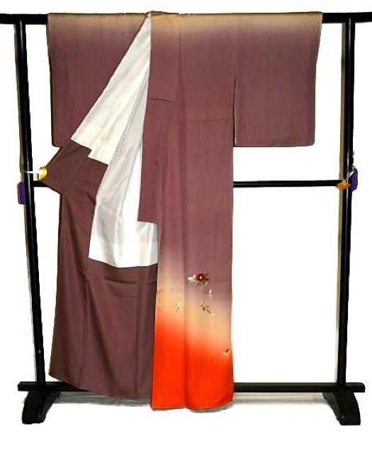 【最高級】新品同様 グラデーション 椿の総シシュウ 付下げ 身丈160cm 裄丈64cm Y3485 < 女性ファッション  【最高級】新品同様 グラデーション 椿の総シシュウ 付下げ 身丈160cm 裄丈64cm Y3485 < 女性ファッションの