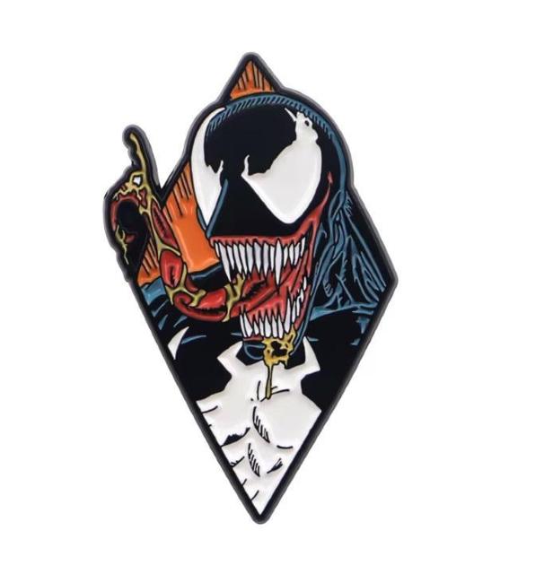 新品 ヴェノム ピンブローチ ピンバッジ ピンズ Venom スパイダーマン < ホビー  新品 ヴェノム ピンブローチ ピンバッジ ピンズ Venom スパイダーマン  < ホビーの