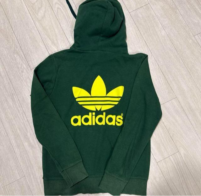 adidas ダークグリーン パーカーレディースSサイズ < 男性ファッション  adidas ダークグリーン パーカーレディースSサイズ < 男性ファッションの