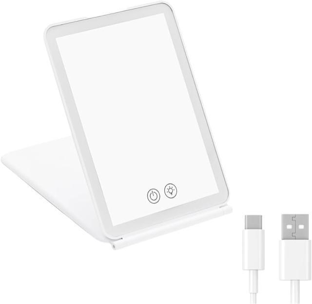 卓上鏡 三面鏡 女優ミラー 折りたたみ 拡大鏡 3倍 鏡 ライト付き < 女性ファッション 卓上鏡 三面鏡 女優ミラー 折りたたみ 拡大鏡 3倍 鏡 ライト付き < 女性ファッションの