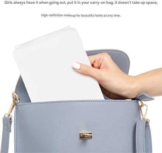 卓上鏡 三面鏡 女優ミラー 折りたたみ 拡大鏡 3倍 鏡 ライト付き < 女性ファッション 卓上鏡 三面鏡 女優ミラー 折りたたみ 拡大鏡 3倍 鏡 ライト付き < 女性ファッションの