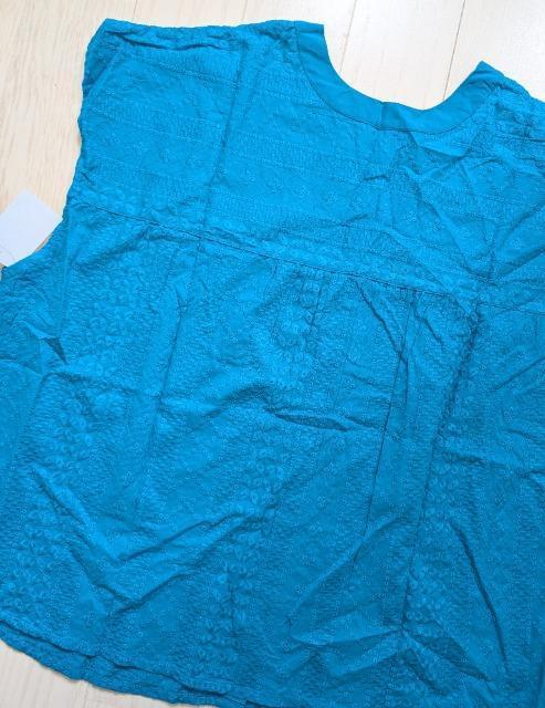 LL★前後2wayコットンレースフレンチスリーブブラウス★ターコイズ★新品★送料無料 < 女性ファッション LL★前後2wayコットンレースフレンチスリーブブラウス★ターコイズ★新品★送料無料 < 女性ファッションの