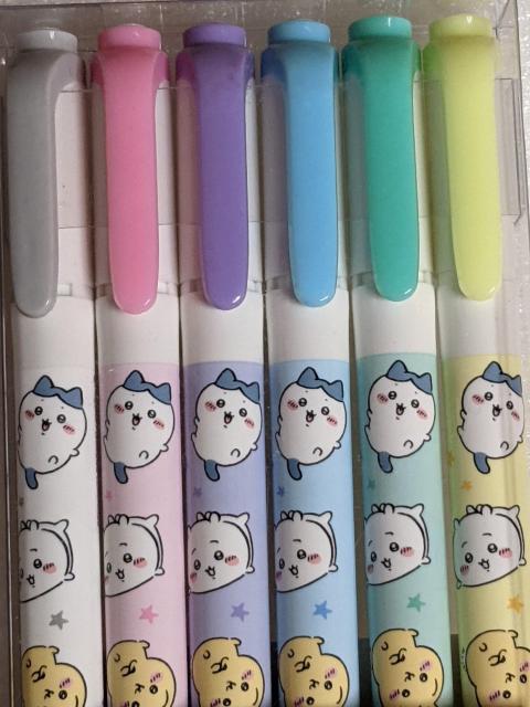 ちいかわ  ラインマーカー(6本入) マイルドライナー蛍光ペン  ゼブラ < アニメ/コミック/キャラクター  ちいかわ  ラインマーカー(6本入) マイルドライナー蛍光ペン  ゼブラ < アニメ/コミック/キャラクターの