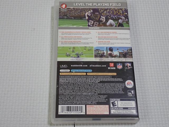 PSPMADDEN NFL 09 CO kĔŁtEtE\tgt  Q[{/\tg 