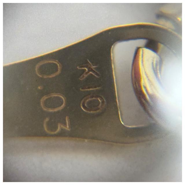 NOJESS ノジェス K10 ダイヤ ネックレス < ブランド NOJESS ノジェス K10 ダイヤ ネックレス < ブランドの