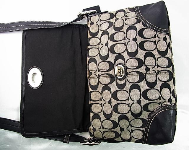 【正規良品】COACH コーチ シグネチャー ターンロック ショルダーバッグ F13066 < ブランド 【正規良品】COACH コーチ シグネチャー ターンロック ショルダーバッグ F13066 < ブランドの