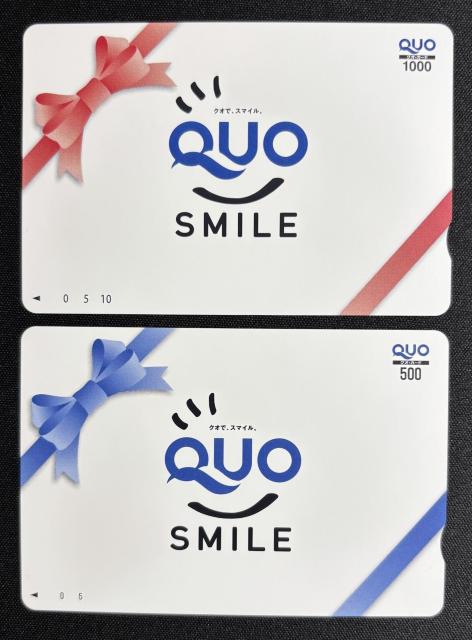 �N�I�J�[�h 1500�~���i1000�~��1����500�~��1���j QUO�J�[�h �V�i���g�p �|�C���g����  �� �`�P�b�g/������ 