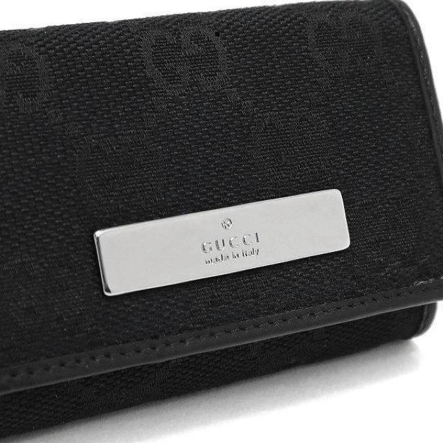 �� �{�� ���i �� GUCCI �O�b�` �U�A�L�[�P�[�X GG�L�����o�X ���U�[ �� �u���b�N �� �l�C 033.0394.0869 �� �u�����h�� 