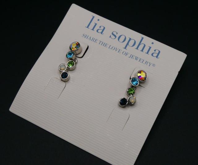 新品 lia sophia アンティーク調ストーンピアス < 女性アクセサリー/時計  新品 lia sophia アンティーク調ストーンピアス < 女性アクセサリー/時計の