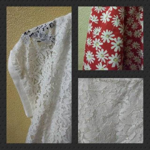 新品★レース切り替えワンピース/赤 < 女性ファッション  新品★レース切り替えワンピース/赤 < 女性ファッションの