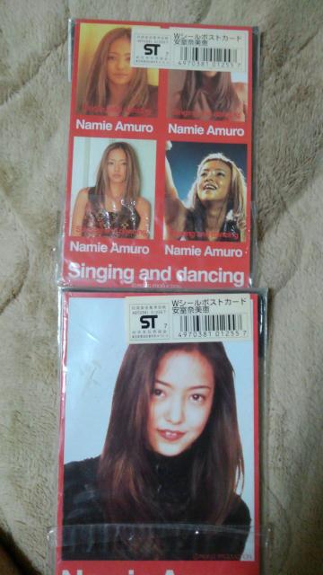 安室奈美恵ダブルシールポストカード < タレントグッズ 安室奈美恵ダブルシールポストカード < タレントグッズの