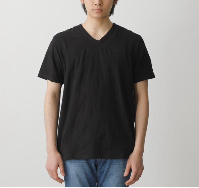 定価3,300円●シャドウカモVネックTシャツ【新品未使用】AZUL dy moussy men's●ブラック黒 < ブランド  定価3,300円●シャドウカモVネックTシャツ【新品未使用】AZUL dy moussy men's●ブラック黒 < ブランドの