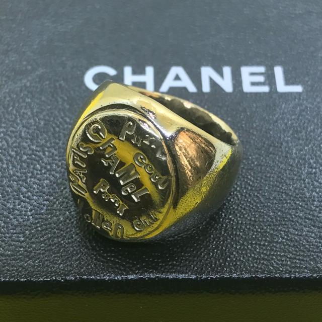 正規品 シャネル CoCo シグネットリング ゴールド 元箱タグ保証書付 < ブランド  正規品 シャネル CoCo シグネットリング ゴールド 元箱タグ保証書付 < ブランドの