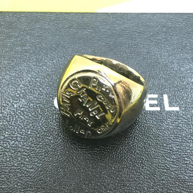 正規品 シャネル CoCo シグネットリング ゴールド 元箱タグ保証書付 < ブランド  正規品 シャネル CoCo シグネットリング ゴールド 元箱タグ保証書付 < ブランドの