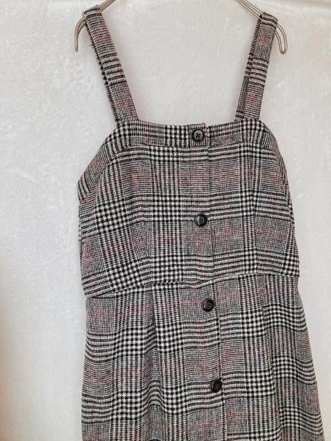 ハドソンハニー グレンチェック ジャンバースカート キャミソールワンピース L N2m < 女性ファッション ハドソンハニー グレンチェック ジャンバースカート キャミソールワンピース L N2m < 女性ファッションの