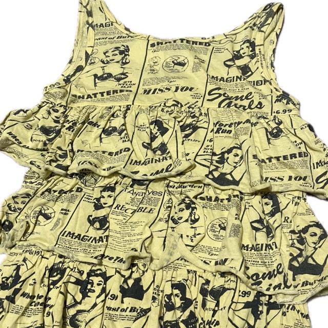 ヒステリックグラマー 未使用、タグ付き 4段フリル ノースリーブ トップス < ブランド ヒステリックグラマー 未使用、タグ付き 4段フリル ノースリーブ トップス < ブランドの