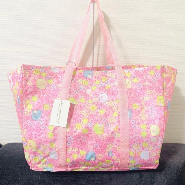 すみっコぐらし エコバッグ 買い物バッグ レジかご  大容量 < 女性ファッション  すみっコぐらし エコバッグ 買い物バッグ レジかご  大容量  < 女性ファッションの