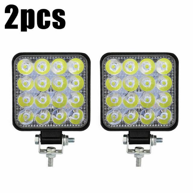 LEDワークライト 作業灯 投光器 12v24v 屋外照明 48W 2個セット < 自動車/バイク LEDワークライト 作業灯 投光器 12v24v 屋外照明 48W 2個セット < 自動車/バイク
