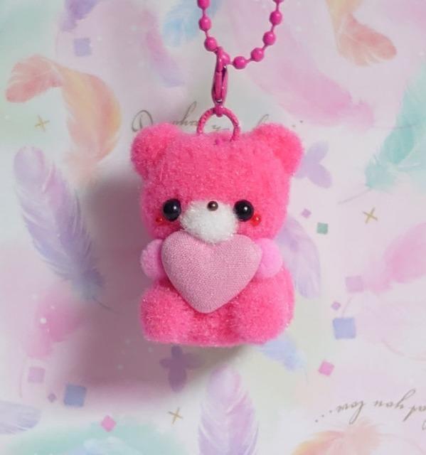ハンドメイド♪ポンポンマスコット『ハート持ちくま天使』ピンクハートD < ペット/手芸/園芸 ハンドメイド♪ポンポンマスコット『ハート持ちくま天使』ピンクハートD < ペット/手芸/園芸の