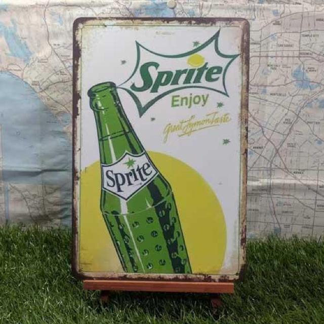 新品【ブリキ看板】Sprite/スプライト Enjoy < ホビー  新品【ブリキ看板】Sprite/スプライト Enjoy  < ホビーの