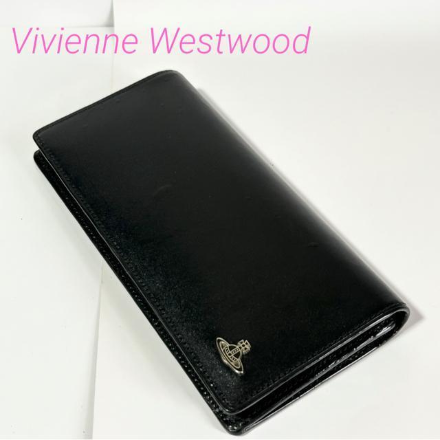 美品 Vivienne Westwood ヴィヴィアンウエストウッド オーブ レザー 二つ折り 長財布 < ブランド  美品 Vivienne Westwood ヴィヴィアンウエストウッド オーブ レザー 二つ折り 長財布  < ブランドの