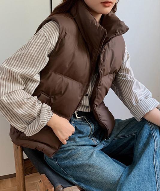 送料無料 新品 ダウンベスト ジップアップパデッドベスト < 女性ファッション 送料無料 新品 ダウンベスト ジップアップパデッドベスト < 女性ファッションの