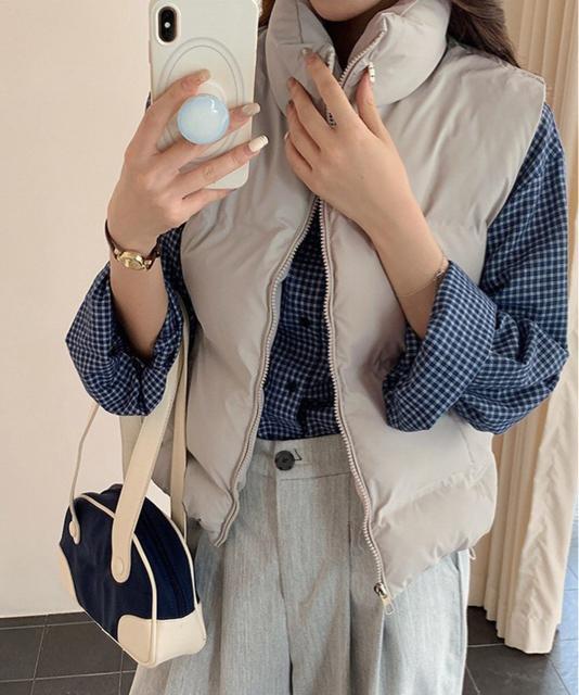 送料無料 新品 ダウンベスト ジップアップパデッドベスト < 女性ファッション 送料無料 新品 ダウンベスト ジップアップパデッドベスト < 女性ファッションの