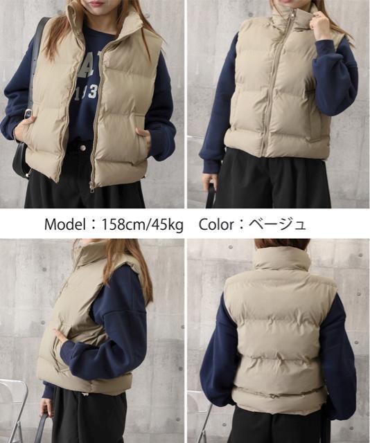 送料無料 新品 ダウンベスト ジップアップパデッドベスト < 女性ファッション 送料無料 新品 ダウンベスト ジップアップパデッドベスト < 女性ファッションの