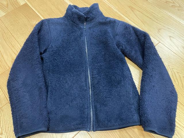 UNIQLO �t���[�X�W���P�b�g 140 �l�C�r�[  �� �u�����h�� 