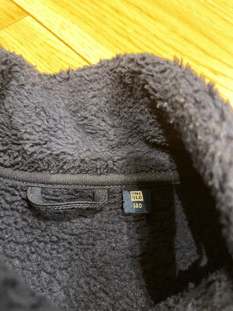 UNIQLO �t���[�X�W���P�b�g 140 �l�C�r�[ �� �u�����h�� 