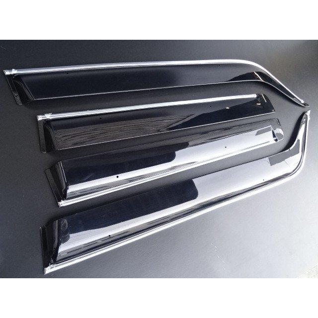 取付金具付き メッキモール付 ドアバイザー エブリイ DA64 バン ワゴン < 自動車/バイク 取付金具付き メッキモール付 ドアバイザー エブリイ DA64 バン ワゴン < 自動車/バイク