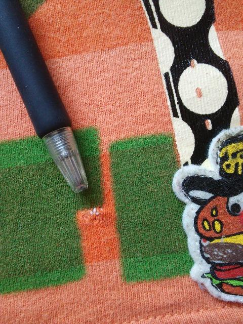 JAMジャム110サスペンダー風ボーダー七分丈ロンTオレンジ < ブランド  JAMジャム110サスペンダー風ボーダー七分丈ロンTオレンジ < ブランドの