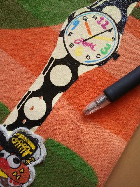 JAMジャム110サスペンダー風ボーダー七分丈ロンTオレンジ < ブランド  JAMジャム110サスペンダー風ボーダー七分丈ロンTオレンジ < ブランドの