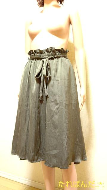 美品☆robe☆ふんわりサテン素材の異丈スカートB271☆3点で即落 < 女性ファッション  美品☆robe☆ふんわりサテン素材の異丈スカートB271☆3点で即落  < 女性ファッションの