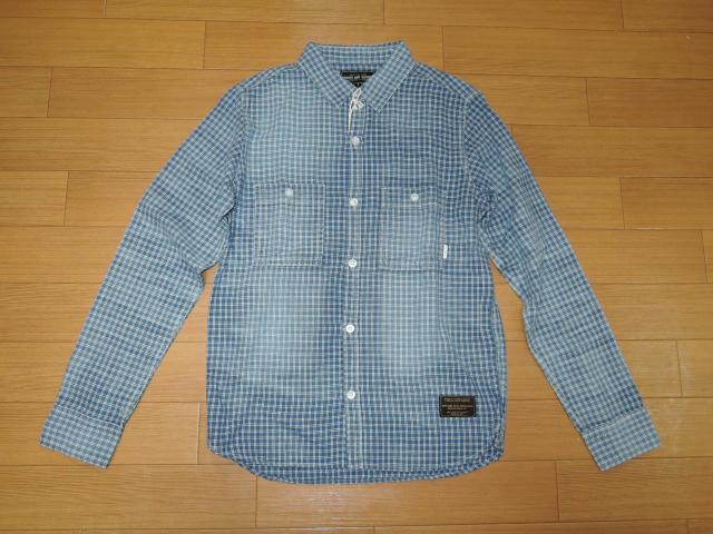 新品ラフアンドラゲッドROUGH AND RUGGEDインディゴ加工シャツ < 男性ファッション 新品ラフアンドラゲッドROUGH AND RUGGEDインディゴ加工シャツ < 男性ファッションの